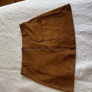 Forever 21 Tan Mini Skirt with Pocket
